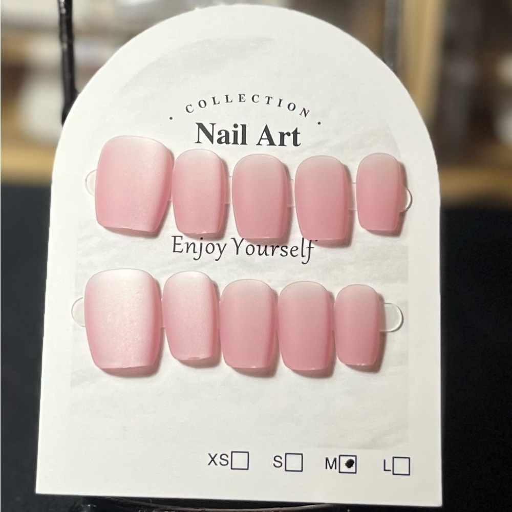 Hand Crafted Pink Nail Art Set